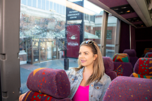 Seated on the bus